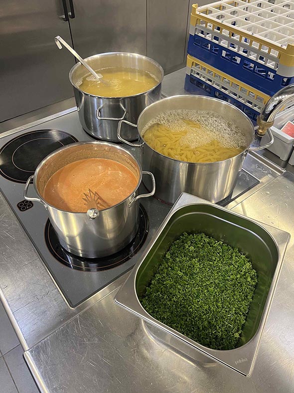 Kochen für Kirche Kunterbunt